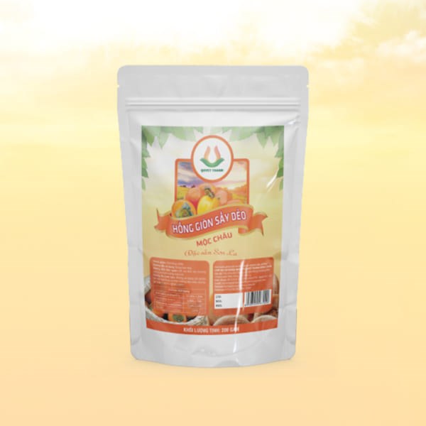 Hồng giòn sấy dẻo túi 200g